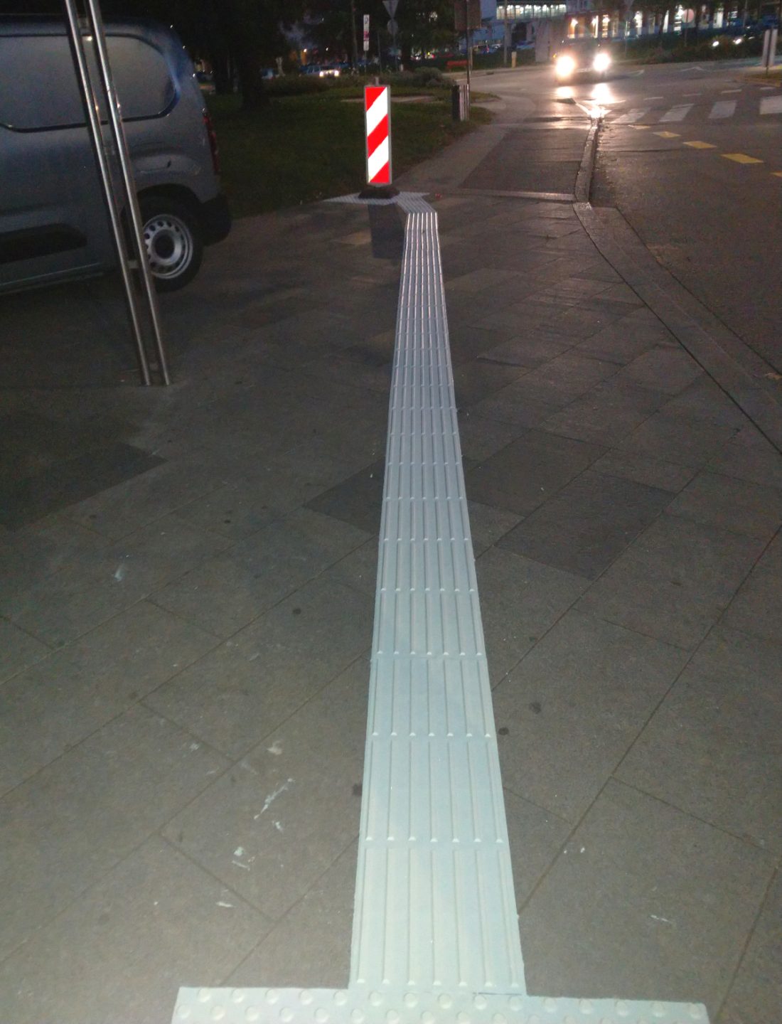Taktilne oznake v Novi Gorici