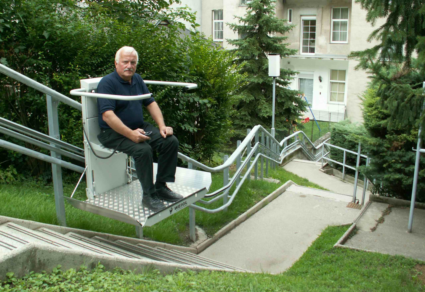 zunanja stopniščna ploščad
